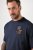 JP1880 846657 Camiseta bellyfit con parches Azul marino TALL - TALL camisas - Camisetas para hombres altos