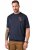 JP1880 846657 Camiseta bellyfit con parches Azul marino TALL - TALL camisas - Camisetas para hombres altos