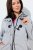 Ulla Popken 846744 Chaqueta softshell Gris jaspeado - Chaquetas - Chaquetas para mujer en tallas grandes