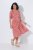 Ulla Popken 846912 Vestido midi estampado Coral - Vestidos midi - Vestidos midi de talla grande