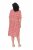 Ulla Popken 846912 Vestido midi estampado Coral - Vestidos midi - Vestidos midi de talla grande