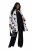 Ulla Popken 846923 Blazer estampado con cuello chal Topo - Blazers - Blazers en tallas grandes para mujer