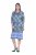 Ulla Popken 846952 Vestido camisero de flores Blanco - Vestidos midi - Vestidos midi de talla grande