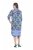 Ulla Popken 846952 Vestido camisero de flores Blanco - Vestidos midi - Vestidos midi de talla grande