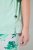 Ulla Popken 846971 Pijama con estampado Verde claro - Pijamas/ropa de estar en casa - 