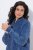 Ulla Popken 847035 Chaqueta acolchada Azul denim - Chaquetas - Chaquetas para mujer en tallas grandes