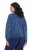 Ulla Popken 847035 Chaqueta acolchada Azul denim - Chaquetas - Chaquetas para mujer en tallas grandes