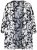 Ulla Popken 847060 Chaqueta abierta de gasa devoré Negro - Chaquetas - Chaquetas para mujer en tallas grandes