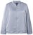 Ulla Popken 847191 Cazadora brillante con cuello college Gris - Chaquetas - Chaquetas para mujer en tallas grandes