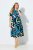 Ulla Popken 847324 Vestido midi estampado Azul marino - Vestidos midi - Vestidos midi de talla grande