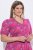 Ulla Popken 847409 Vestido largo estampado Rojo baya - Vestidos maxi - Vestidos largos en tallas grandes