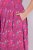 Ulla Popken 847409 Vestido largo estampado Rojo baya - Vestidos maxi - Vestidos largos en tallas grandes
