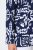 Ulla Popken 847586 Blazer de jacquard floral Azul marino - Blazers - Blazers en tallas grandes para mujer