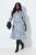Ulla Popken 847643 Vestido de jersey de rayas Azul marino - Vestidos de punto jersey - 