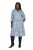 Ulla Popken 847643 Vestido de jersey de rayas Azul marino - Vestidos de punto jersey - 