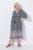 Ulla Popken 847798 Vestido midi evasé con cuello de pico Negro - Vestidos midi - Vestidos midi de talla grande