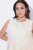 Ulla Popken 847918 Vestido de gasa de flores Blanco roto - Vestidos de verano - Vestidos de verano tallas grandes