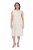 Ulla Popken 847918 Vestido de gasa de flores Blanco roto - Vestidos de verano - Vestidos de verano tallas grandes
