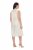 Ulla Popken 847918 Vestido de gasa de flores Blanco roto - Vestidos de verano - Vestidos de verano tallas grandes