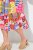 Ulla Popken 848015 Vestido midi estampado con cordón Rosa - Vestidos midi - Vestidos midi de talla grande