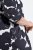 Ulla Popken 848061 Vestido midi de flores con manga 3/4 Negro - Vestidos midi - Vestidos midi de talla grande