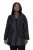 Ulla Popken 848099 Blazer de jacquard floral con tapeta oculta Negro - Blazers - Blazers en tallas grandes para mujer