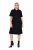 Ulla Popken 848105 Vestido de felpa Negro - Vestidos - Vestidos para todas las tallas