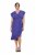 Ulla Popken 848120 Vestido con volantes Lila - Vestidos de noche - Vestidos de fiesta de gran talla