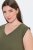 Ulla Popken 848131 Pijama con encaje Verde oliva - Pijamas/ropa de estar en casa - 