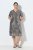 Ulla Popken 848137 Vestido de lentejuelas con estampado animal Beige - Vestidos de noche - Vestidos de fiesta de gran talla