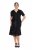 Ulla Popken 848140 Vestido de lentejuelas Negro - Vestidos de noche - Vestidos de fiesta de gran talla