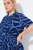 Ulla Popken 848162 Vestido midi estampado Azul marino - Vestidos midi - Vestidos midi de talla grande