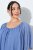 Ulla Popken 848169 Vestido de gasa evasé Azul claro - Vestidos midi - Vestidos midi de talla grande
