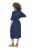 Ulla Popken 848224 Vestido midi con cordón Azul marino - Vestidos midi - Vestidos midi de talla grande