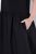 Ulla Popken 848305 Vestido midi sin mangas con cuello de pico Negro - Vestidos midi - Vestidos midi de talla grande