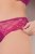 Ulla Popken 848522 Tangas con encaje pack de 3 Morado oscuro - Bragas - 