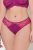 Ulla Popken 848522 Tangas con encaje pack de 3 Morado oscuro - Bragas - 