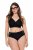 Ulla Popken 848693 Bóxer con encaje Negro - Bragas - 