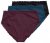 Ulla Popken 848803 Bragas con encaje pack de 3 Burdeos - Bragas - 