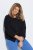 Ulla Popken 848940 Cazadora bomber Negro - Chaquetas - Chaquetas para mujer en tallas grandes