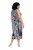 Ulla Popken 848948 Vestido con estampado animal Negro - Vestidos de verano - Vestidos de verano tallas grandes