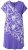 Ulla Popken 849033 Vestido de gasa estampado Lila - Vestidos - Vestidos para todas las tallas