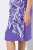 Ulla Popken 849033 Vestido de gasa estampado Lila - Vestidos - Vestidos para todas las tallas