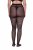 Ulla Popken 849049 Medias de rayas 40 den Negro - Medias & calcetines - 