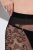 Ulla Popken 849055 Medias de flores Negro - Medias & calcetines - 