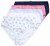 Ulla Popken 849098 Bragas de flores pack de 5 Azul claro - Bragas - 