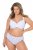 Ulla Popken 849098 Bragas de flores pack de 5 Azul claro - Bragas - 