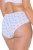 Ulla Popken 849098 Bragas de flores pack de 5 Azul claro - Bragas - 
