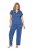 Ulla Popken 849144 Pijama con estampado animal Azul marino - Pijamas/ropa de estar en casa - 