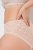 Ulla Popken 849194 Bragas de flores con encaje pack de 3 Negro - Bragas - 